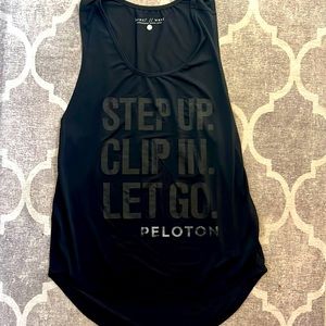 Peloton tank, step up, clip in, let’s go.  M